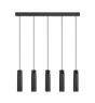 Nordlux Suspension Luminaire Tilo Métal Noir | IP20 - Convient pour 5x GU10