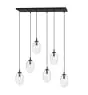 Emibig Suspension Luminaire Astral Acier Noir | Convient pour 6x E14 - Max 10W
