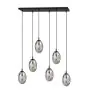 Emibig Suspension Luminaire Astral Acier Noir | Convient pour 6x E14 - Max 10W