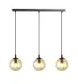 Emibig Suspension Luminaire Cosmo Acier Noir | Convient pour 3x E14 - Max 10W