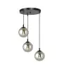 Emibig Suspension Luminaire Cosmo Acier Noir | Convient pour 3x E14 - Max 10W