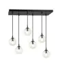 Emibig Suspension Luminaire Cosmo Acier Noir | Convient pour 6x E14 - Max 10W