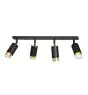 Emibig Plafonnier Hiro Acier Noir | Convient pour 4x GU10 - Max 10W