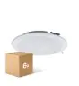 Lot 6x Lot 6x Downlight LED Pan 24W 1920lm 840 Blanc Froid | 225mm - Diamètre 195mm
