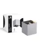 D'Lite Applique Murale Nova Argent Up & Down 4.9W 480lm - 830 Blanc Chaud | IP54 - Angle de faisceau réglable