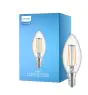 Philips Corepro LED Bougie E14 Filament Claire 4.3W 470lm - 827 Blanc Très Chaud | Équivalent 40W