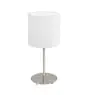 Eglo Lampe De Chevet Pasteri Acier Nickel Satiné | IP20 - Convient pour 1x E27 