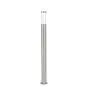 Eglo Lampadaire extérieur Helsinki Acier Inoxydable | IP44 - Convient pour 1x E27 - Détecteur De Mouvement