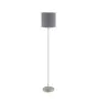Eglo Lampadaires Salon Pasteri Acier Nickel Satiné Gris | IP20 - Convient pour 1x E27 