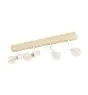 Eglo Plafonnier Townshend 3 Bois Acier Blanc | IP20 - Convient pour 4x E27 