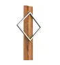 Eglo Applique Murale Boyal Bois Noir, Rouille 13W 1750lm - 830 Blanc Chaud