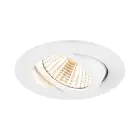 SLV New Tria 68 Spot Aluminium Blanc Rond 8.3W 705lm 38D - 927 Blanc Très Chaud | Diamètre 68mm -  Meilleur Rendu Des Couleurs - Dimmable 