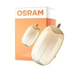Osram Vintage 1906 LED E27 Special Filament Smoke Tall 12W 500lm - 818 Blanc Très Chaud | Dimmable - Équivalent 40W
