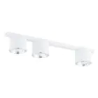 Emibig Plafonnier Nano Acier Blanc | Convient pour 3x GU10 (AR111) - Max 12W