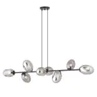 Emibig Suspension Luminaire Pandora Acier Noir | Convient pour 8x E14 - Max 10W