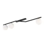 Emibig Plafonnier Naton Acier Noir | Convient pour 3x E14 - Max 10W