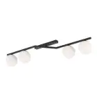 Emibig Plafonnier Naton Acier Noir | Convient pour 4x E14 - Max 10W