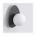 Emibig Applique Murale Ovo Acier Noir | Convient pour 1x G9 - Max 8W