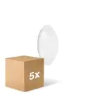 Lot 5x Ledvance Surface Circulaire 250 13W 840 960lm Blanc IP44 | avec Détecteur de Mouvement - Blanc Froid