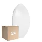 Lot 5x Ledvance Surface Circulaire 400 24W 840 1920lm Blanc IP44 | avec Détecteur de Mouvement - Blanc Froid