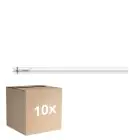 Lot 10x Philips Master Tube LED T8 (EM/Direct 230V) Ultra Output 20W 3400lm - 830 Blanc Chaud | 150cm - Équivalent 58W