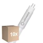 Lot 10x Ledvance Tube LED T5 AC Mains P Mains (AC) High Efficiency 11W 1550lm - 830 Blanc Chaud | 85cm - Équivalent 21W