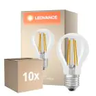 Lot 10x Ledvance Classic LED E27 Poire Filament Claire 5.9W 806lm - 827 Blanc Très Chaud | Équivalent 60W