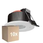 Lot 10x Ledvance Spot LED Combo Aluminium Noir 6W 600lm 60D - 927-930-940 CCT | 82mm - Diamètre 68mm - IP65 - Dimmable