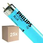 Lot 25x Philips MASTER TL-D 58W - Bleu | 150cm