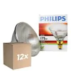 Lot 12x Philips PAR38 IR 175W E27 230V Claire