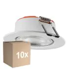 Lot 10x Ledvance Spot Combo Fire Rated FIX Blanc 5W 560lm 60D - 840 Blanc Froid | Diamètre 70 - IP65 - Dimmable