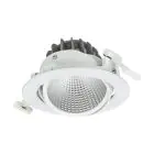 Philips Spot LED Greenspace Accent Cardanic Aluminium Blanc 31W 3900lm 36D - 930 Blanc Chaud | 163mm - IP20 - Meilleur Rendu Des Couleurs - Dali Dimmable