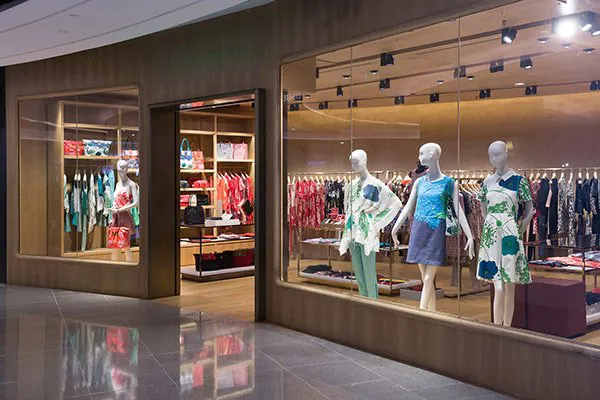 éclairage pour vitrine