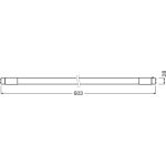 Osram LED Buis T8 SubstiTUBE Connected Advanced (EM/Mains) Ultra Output 24W 3600lm - 840 Koel Wit | 150cm - Vervangt 58W