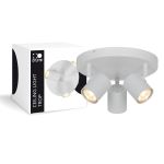 D'Lite Plafondlamp Trop Wit | Geschikt voor 3x GU10 