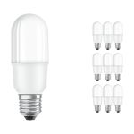 Voordeelpak 10x Ledvance Classic LED E27 Lineair Mat 9W 1050lm - 840 Koel Wit | Vervangt 75W
