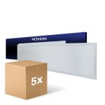 Voordeelpak 5x Noxion LED Paneel Ecowhite V4.0 28W 3360lm - 830-840-865 CCT | 120x30cm - UGR <19