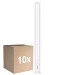 Voordeelpak 10x Philips Corepro PL-L LED 24W 3400lm - 865 Daglicht | 4-Pin - Vervangt 55W