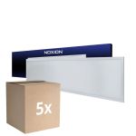 Voordeelpak 5x Noxion LED Paneel Delta Value V5 28W 3920lm - 830-840 CCT | 120x30cm - UGR<22 - Backlit