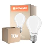 Voordeelpak 10x Ledvance Classic LED E27 Peer Mat 5.9W 806lm - 827 Zeer Warm Wit | Vervangt 60W
