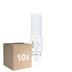 Voordeelpak 10x Philips CorePro PL-C LED 360D 5.9W 850lm - 830-840-865 CCT | 2-Pin - Vervangt 13W