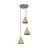 Ledvance LED Hanglamp Decor Rotan Plate Bruin | Geschikt voor 3x E27