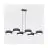 Emibig Hanglamp Drumz Staal Zwart | Geschikt voor 6x E14 - Max 10W