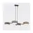 Emibig Hanglamp Drumz Staal Bruin | Geschikt voor 4x E14 - Max 10W