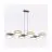 Emibig Hanglamp Drumz Staal Bruin | Geschikt voor 6x E14 - Max 10W