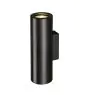 SLV Enola B Wandlamp Aluminium Zwart Rond | Geschikt voor 2x GU10 