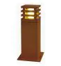 SLV Vierkant 40 Vloerlamp Staal Roestig Vierkant 9W 90lm - 830 Warm Wit | Buitenverlichting - IP55