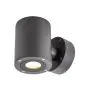 SLV Sitra Up/Down Wandlamp Aluminium Grijs 18W 976lm - 830 Warm Wit | Buitenverlichting