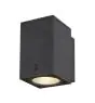 SLV Enola M Wandlamp Aluminium Grijs Vierkant 11W 980lm - 940 Koel Wit | Buitenverlichting - IP65 - Beste Kleurweergave