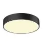 SLV Medo Pro 40 Wand en Plafondlamp Aluminium Zwart Rond 19W 2650lm - 930-940 CCT | IP50 - Beste Kleurweergave - Dimbaar 
